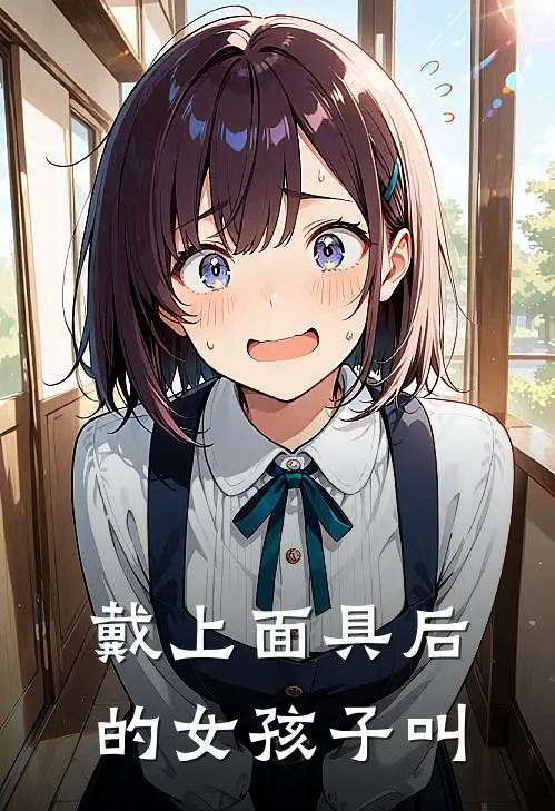 戴上面具后的女孩子叫